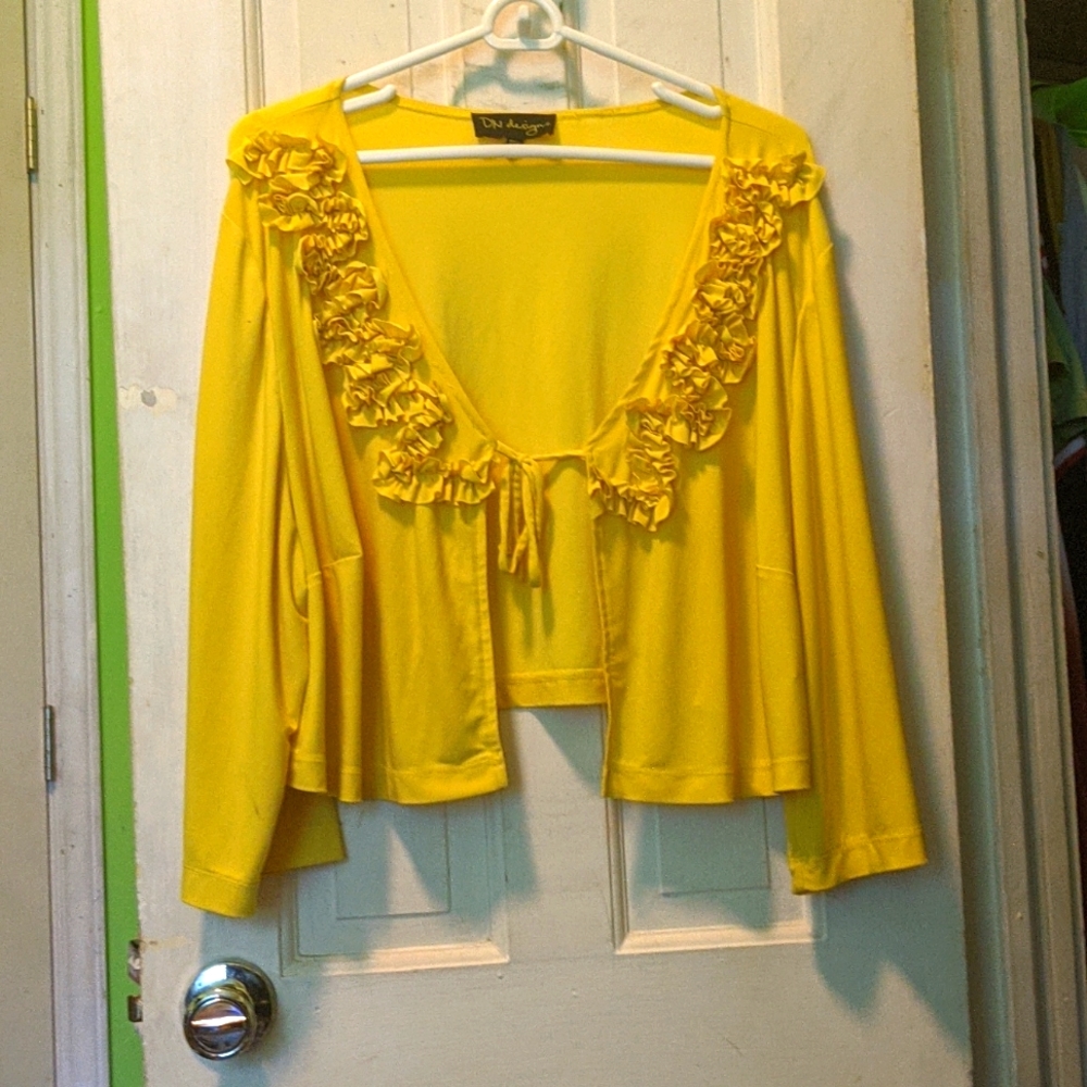 DN Design Yellow Cardigan